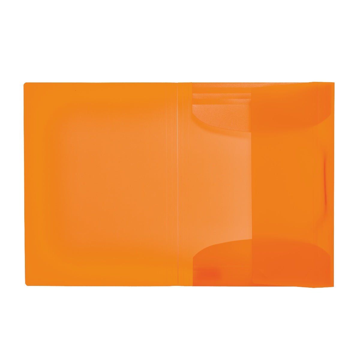 Herma Folder A4 with elastic fastener PP, Neon Orange - Image 2