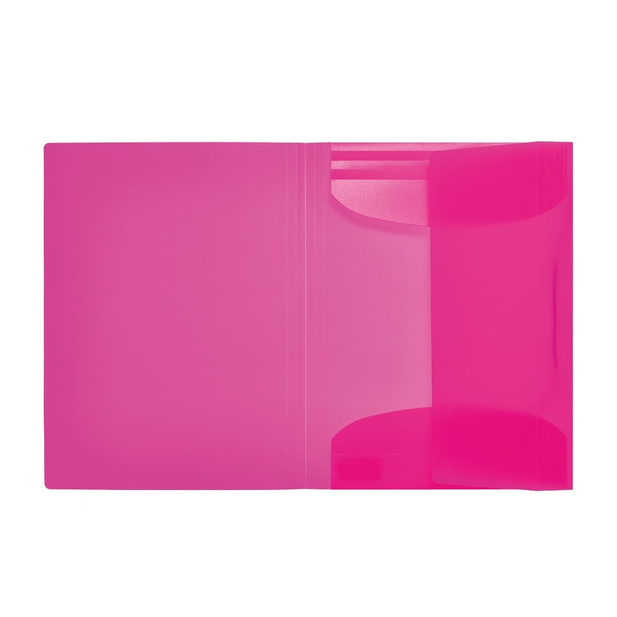 Herma Folder A4 with elastic fastener PP, Neon Pink - Image 2