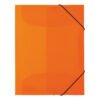 Herma Folder A4 with elastic fastener PP, Neon Orange - Thumbnail Image 1