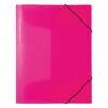 Herma Folder A4 with elastic fastener PP, Neon Pink - Thumbnail Image 1