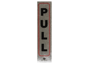 FIS Sticker “PULL” 4x17cm