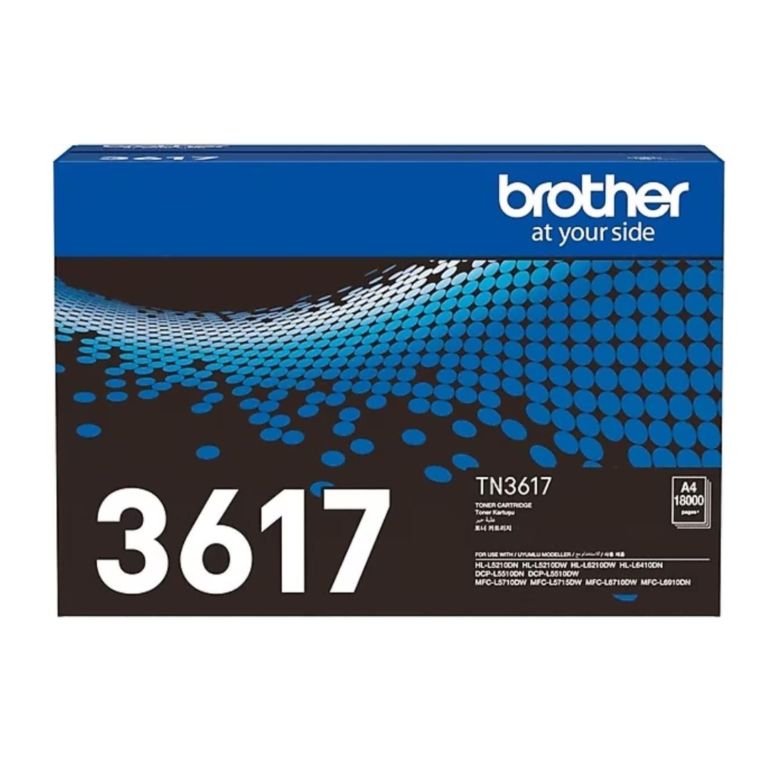 Brother TN-3617 Black Toner Cartridge, High Yield