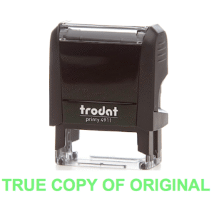 Trodat Printy 4911 Stamp “TRUE COPY OF ORIGINAL”
