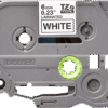 Brother P-touch 6mm TZ-211 Laminated Tape, 8m, Black on White - Thumbnail Image 2