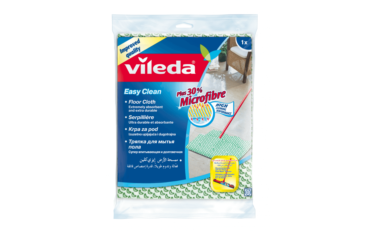 Vileda Easy Clean Floor Cloth 1pc-pack - Image 1