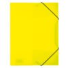 Herma Folder A4 with elastic fastener PP, Neon Yellow - Thumbnail Image 1