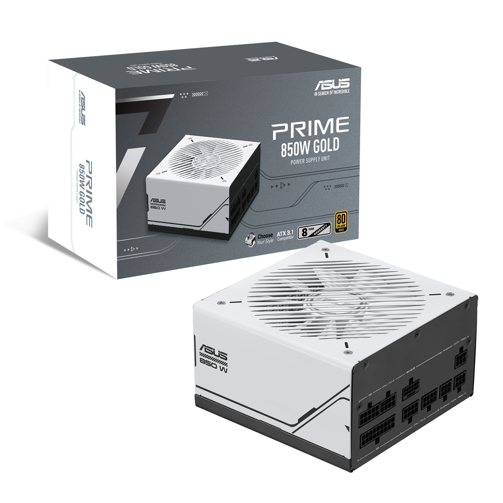 Asus Prime Gold Power Supply (90YE00U0-B0NA00), product view 12