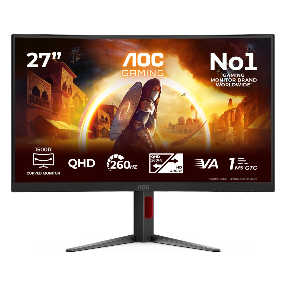 AOC CQ27G4Z2 QHD Curved Gaming Monitor (QC27G4Z2), product view 1