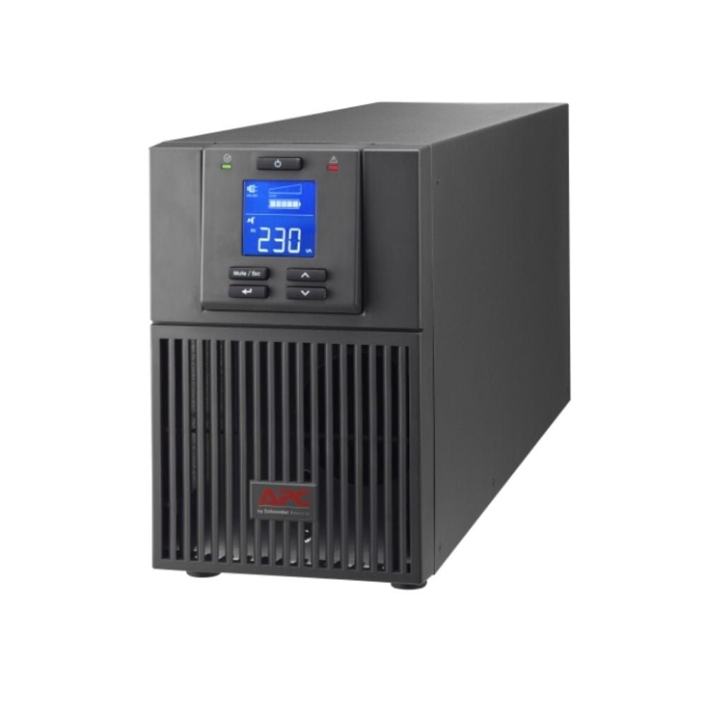 APC Easy UPS On-Line, 2000VA/1600W, Tower, 230V, 4x IEC C13 outlets, Intelligent Card Slot, LCD - product view APC Easy UPS On-Line, 2000VA/1600W, Tower, 230V, 4x IEC C13 outlets, Intelligent Card Slot, LCD - product view