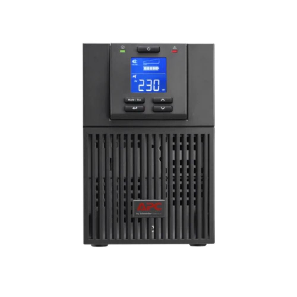 APC Smart-UPS RC 1000VA, 230V, LCD, 3x IEC 60320 C13 outlets - product view
