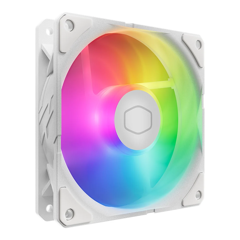 Cooler Master SickleFlow Edge 120 ARGB Case Fan (MFX-B2DW-25NP2-R2) – 120mm, White