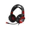 Crown Micro gaming headset in red