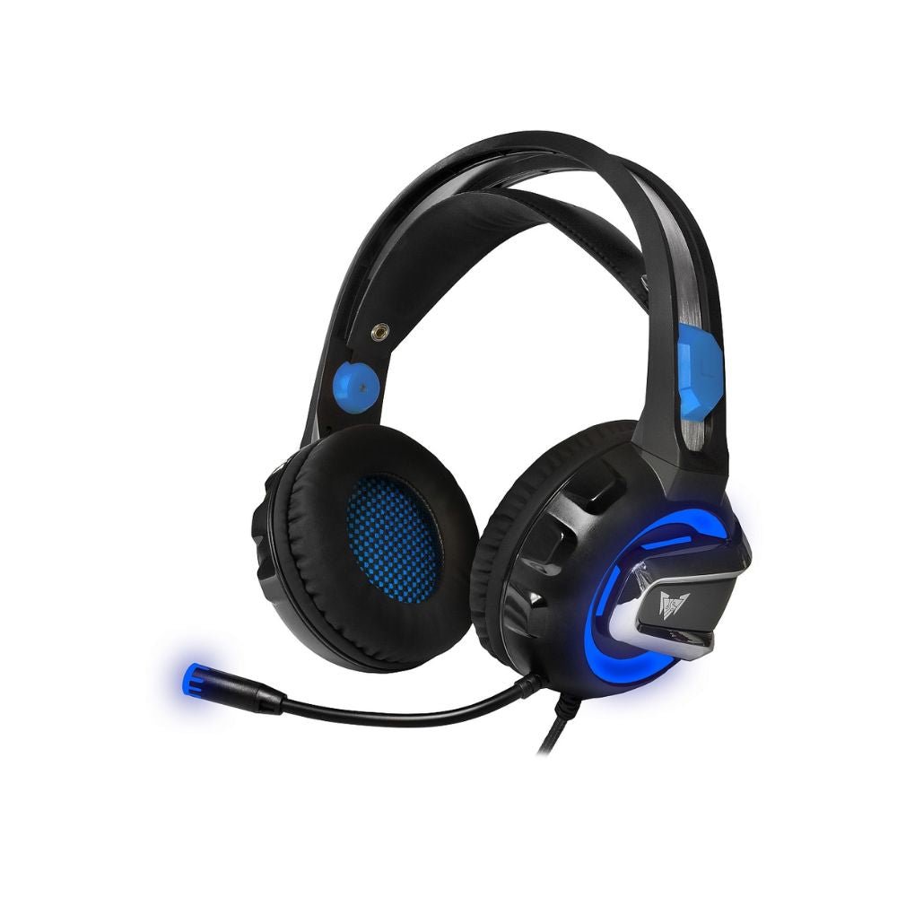 Crown Micro gaming headset in blue