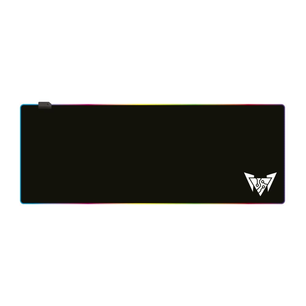Crown Micro Gaming Led light Mouse Pad - Black - product view