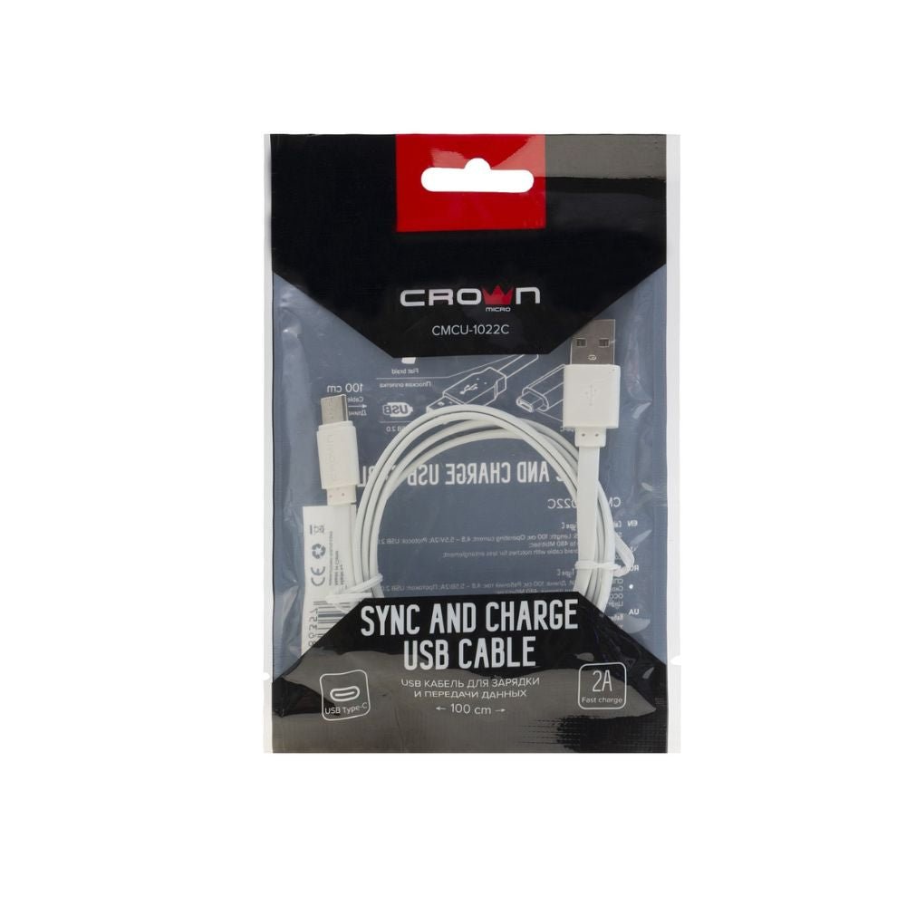 Crown Micro USB C 100cm Cable - product view