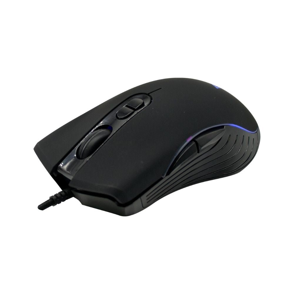 Crown Micro Wired Gaming Mouse - Black - product view