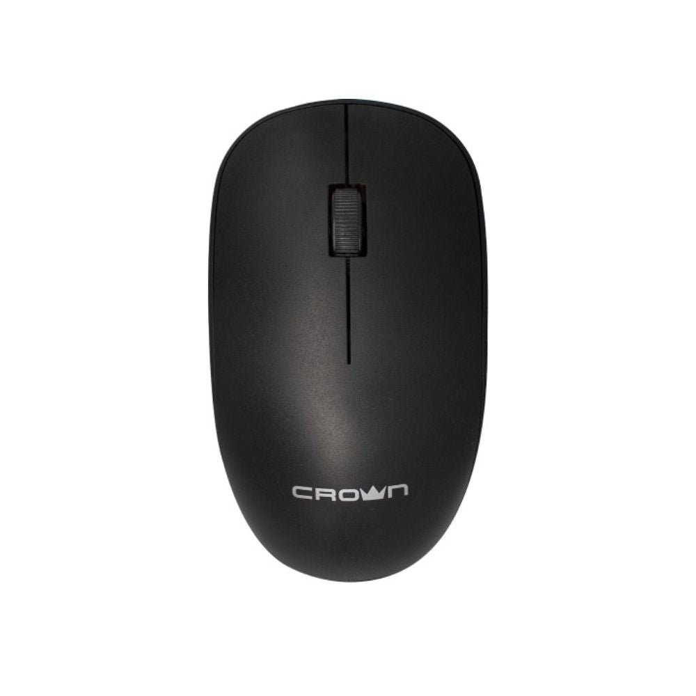 Crown Micro Wireless Gaming Slim Mouse - Black - product view