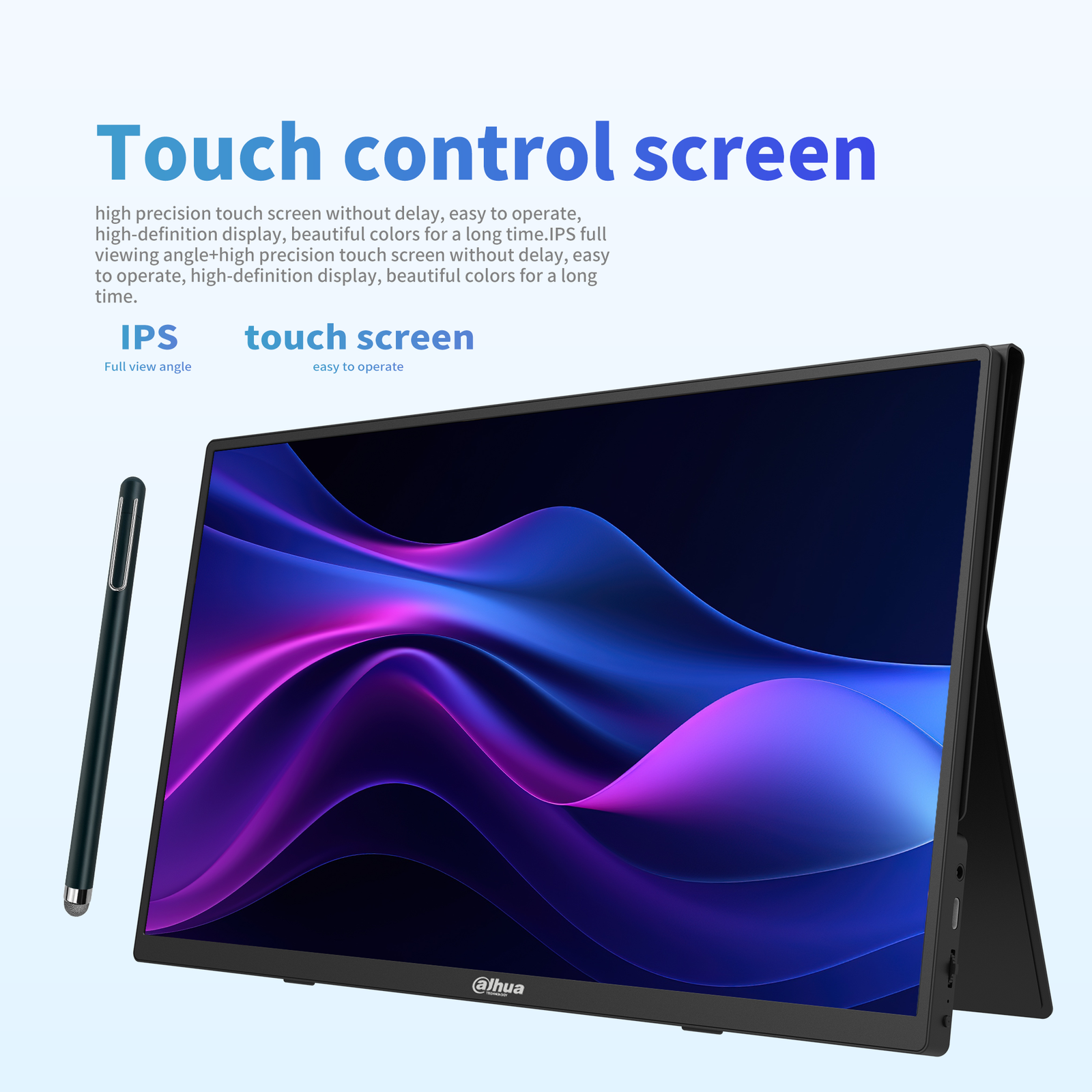Dahua DHI-PM16-S201ST Portable Touch Monitor - product view 1
