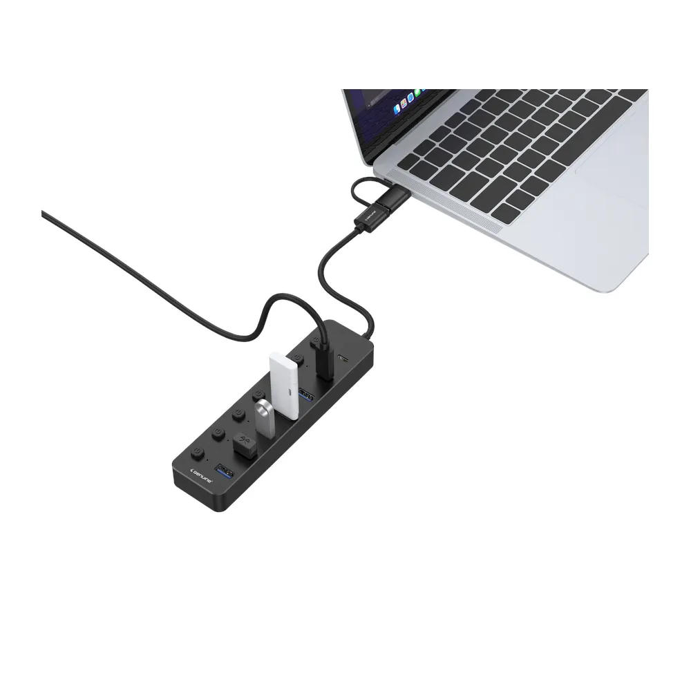 GN-HC37G product view 3 Genuine USB 3.0 HUB (GN-HC37G), product view 3