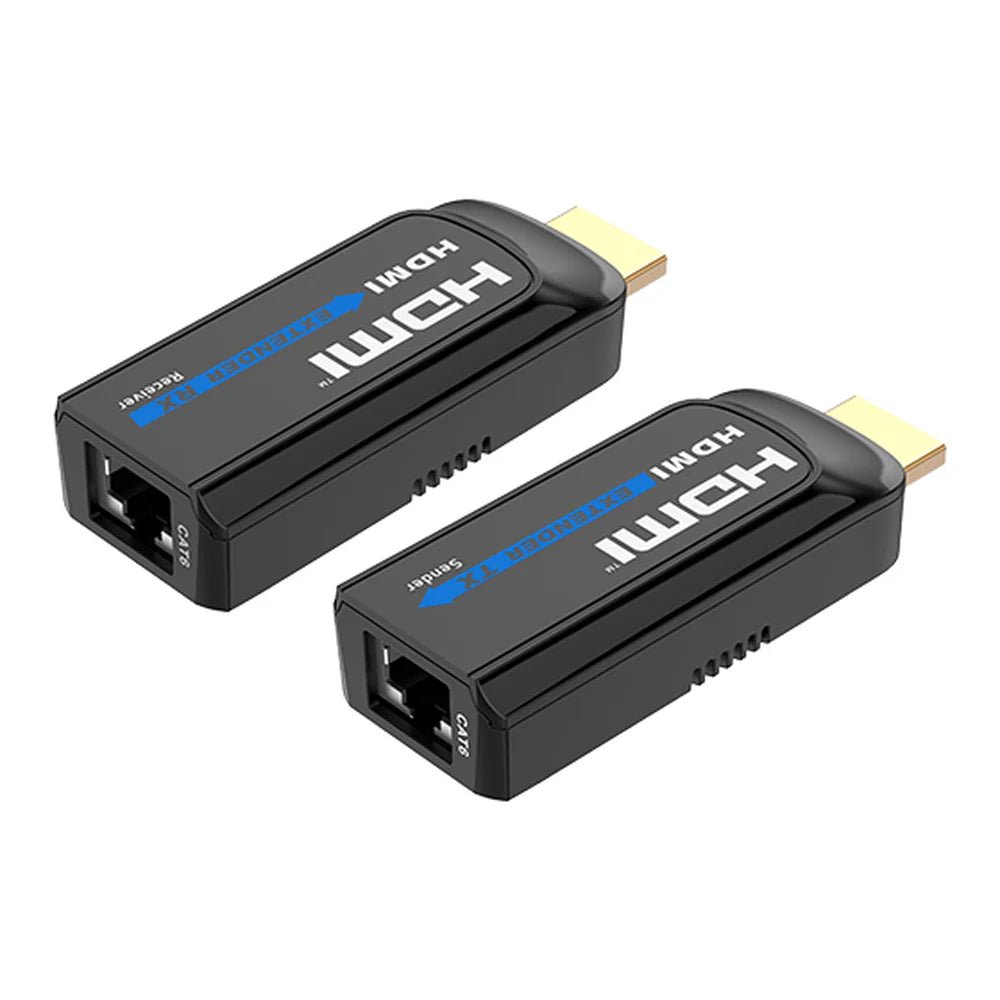 Genuine Mini-Size HDMI Extender Over Cat 6 (GNAV372S), product view 2