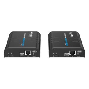 Genuine HDMI Extender With KVM (GNAV373.5.0) – 1920×1200@60Hz, 120m, Upgrade Via Micro Usb