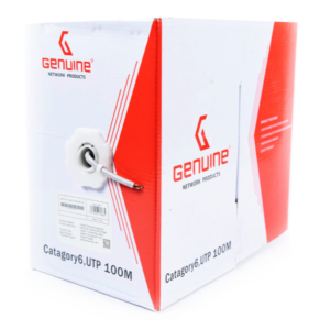 Genuine CAT6 UTP Cable (GNNC-C6U24BCGRY-305) – 305m, 24 AWG, 4-pairs unshielded twisted pair (UTP)