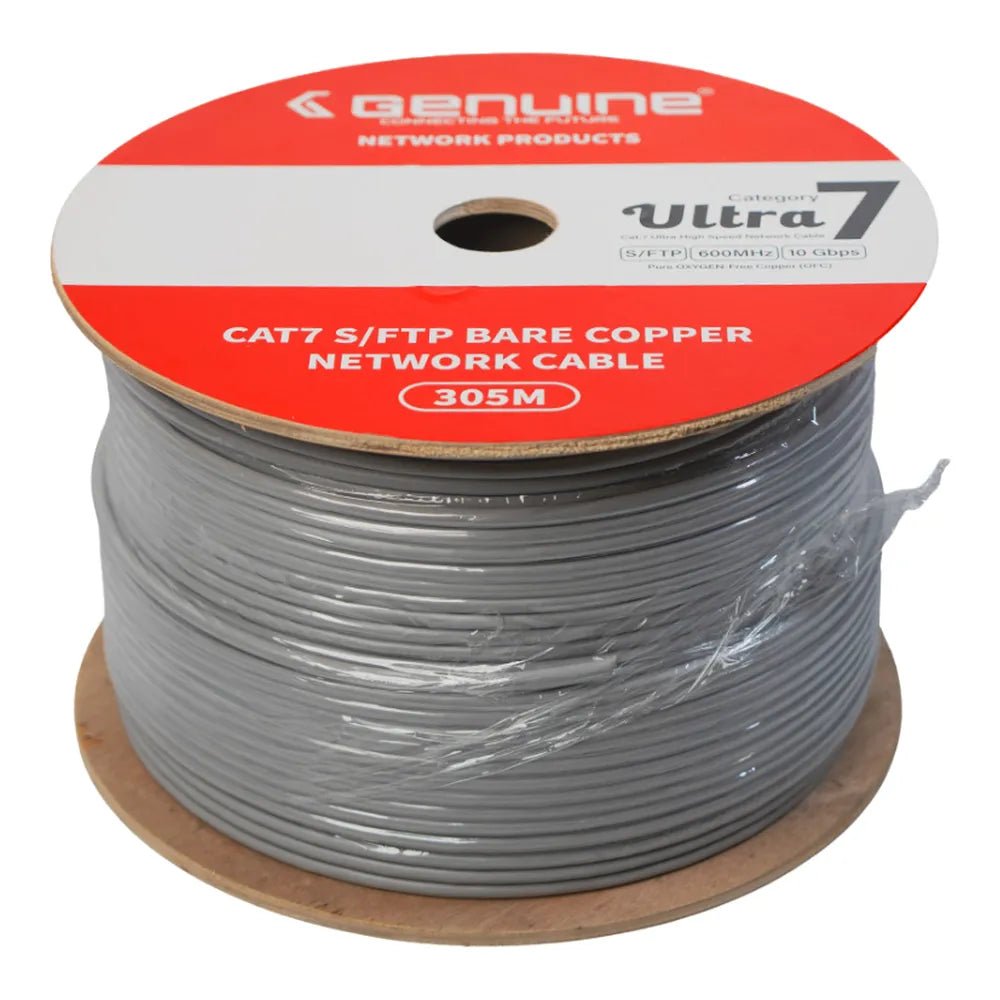 Genuine CAT7 S/FTP Cable (GNNC-C7SF23AGRY-305), product view 1