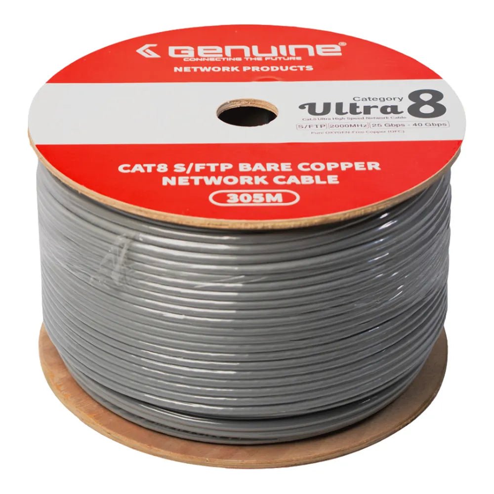 GNNC-C8SF22AGRY-305 product view 1 Genuine CAT8 S/FTP Cable (GNNC-C8SF22AGRY-305), product view 1