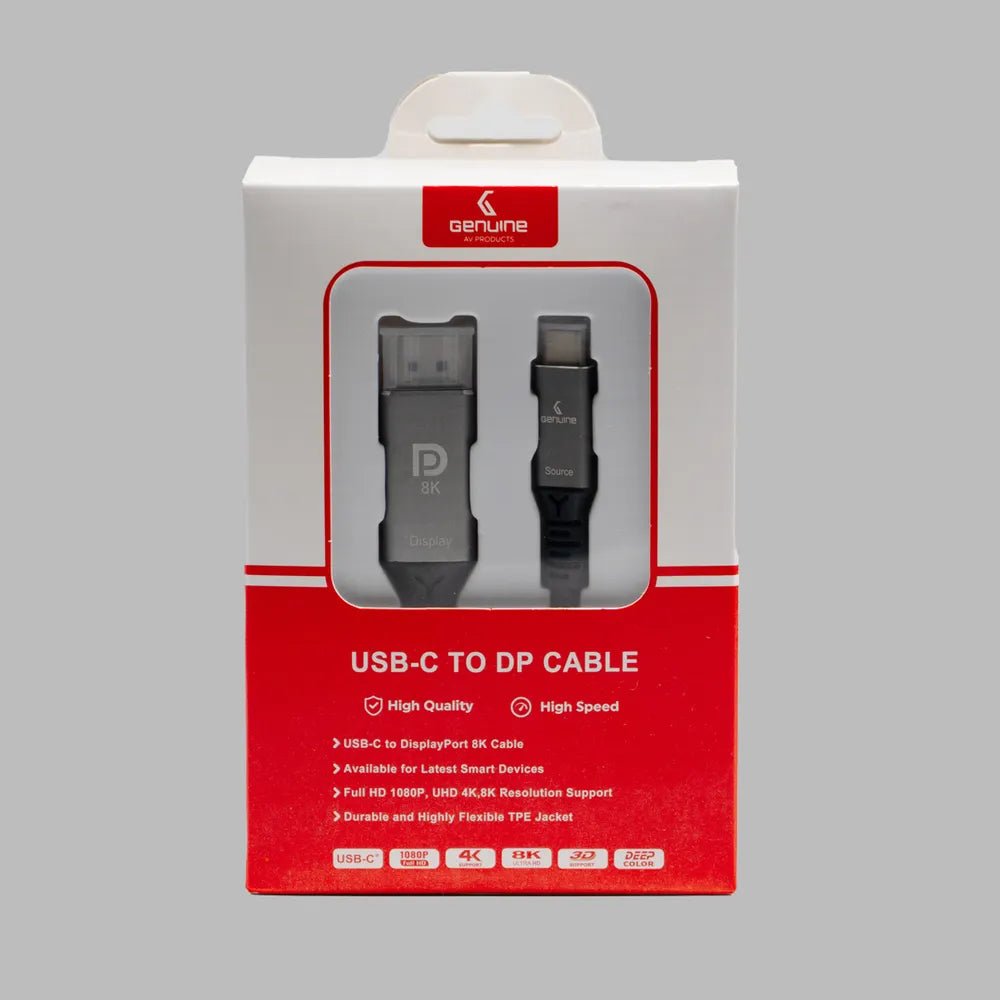 Genuine USB-C To DP Cable (GNUSBCDP2M-8K), product view 3