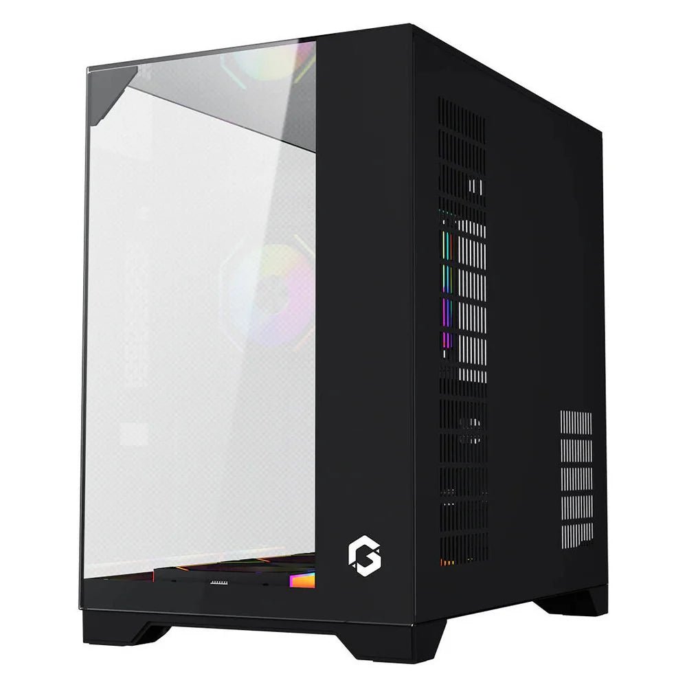 GameOn Valkyrie I ARGB mid-tower case, Black, product view 4
