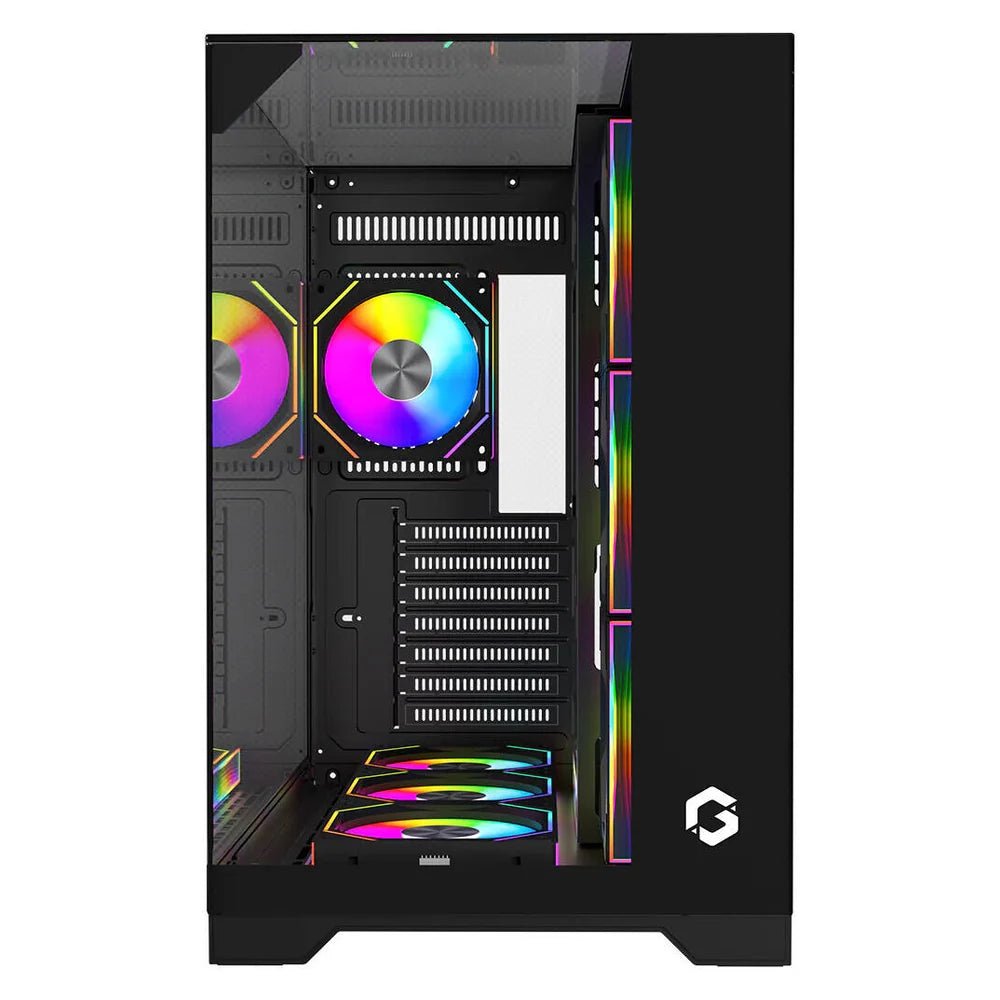 GameOn Valkyrie I ARGB mid-tower case, Black, product view 5