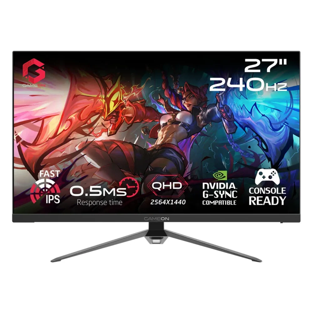 GameOn Esports Series Gaming Monitor (GOES27QHD240IPS), product view 1
