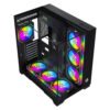 GameOn Valkyrie I ARGB mid-tower case, Black, product view 3
