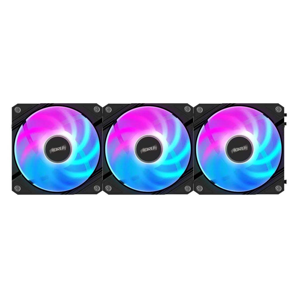 Gigabyte AORUS EZ Chain 120 ARGB PWM PC Case Fans (GP-ECFAN1203), product view 4