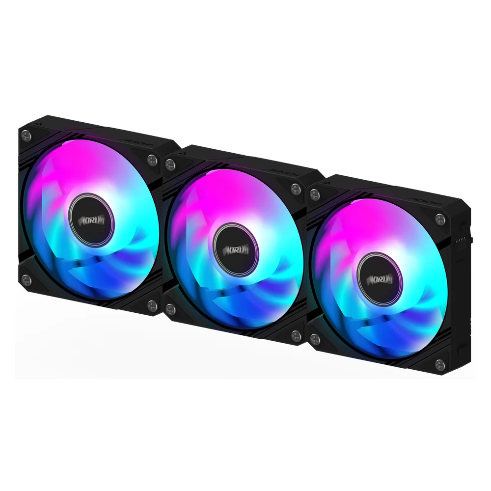 Gigabyte AORUS EZ Chain 120 ARGB PWM PC Case Fans (GP-ECFAN1203), product view 5