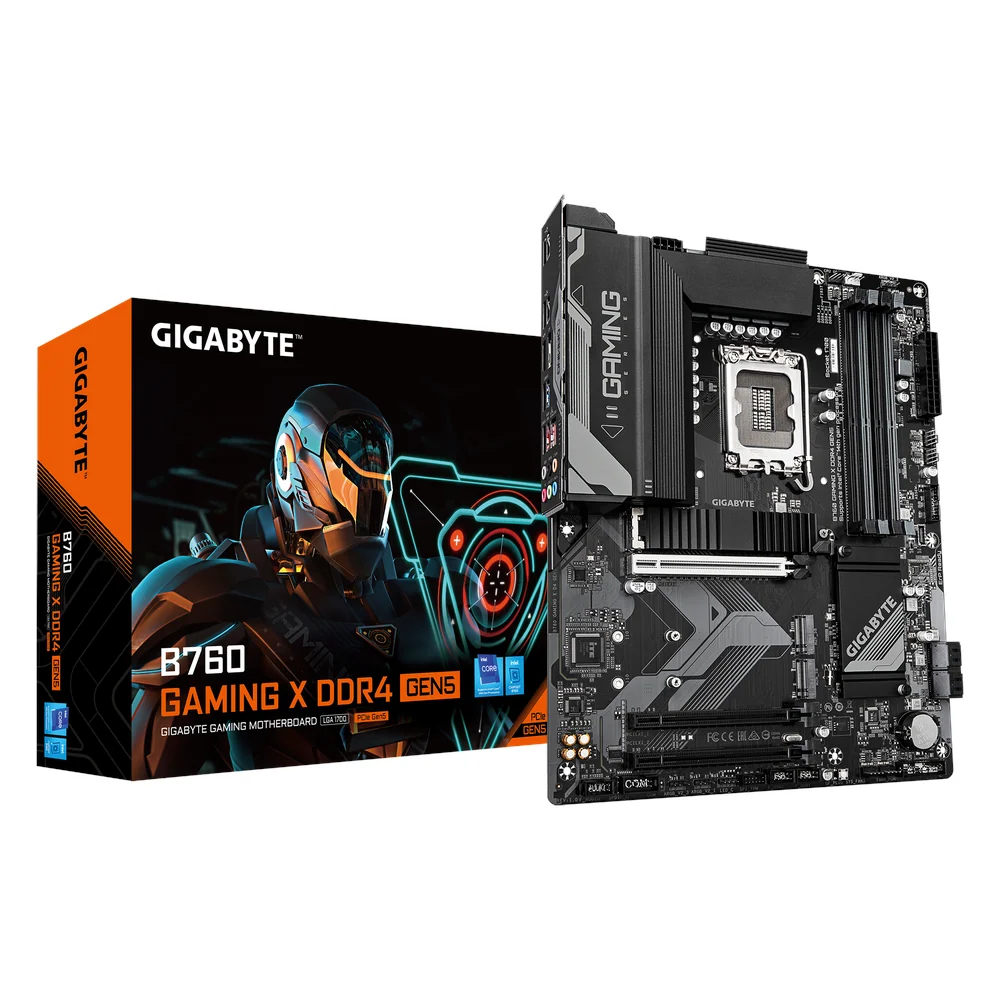 Gigabyte B760 GAMING X DDR4 GEN5 Motherboard (B760-GAMING-X-D4-GEN5), product view 1