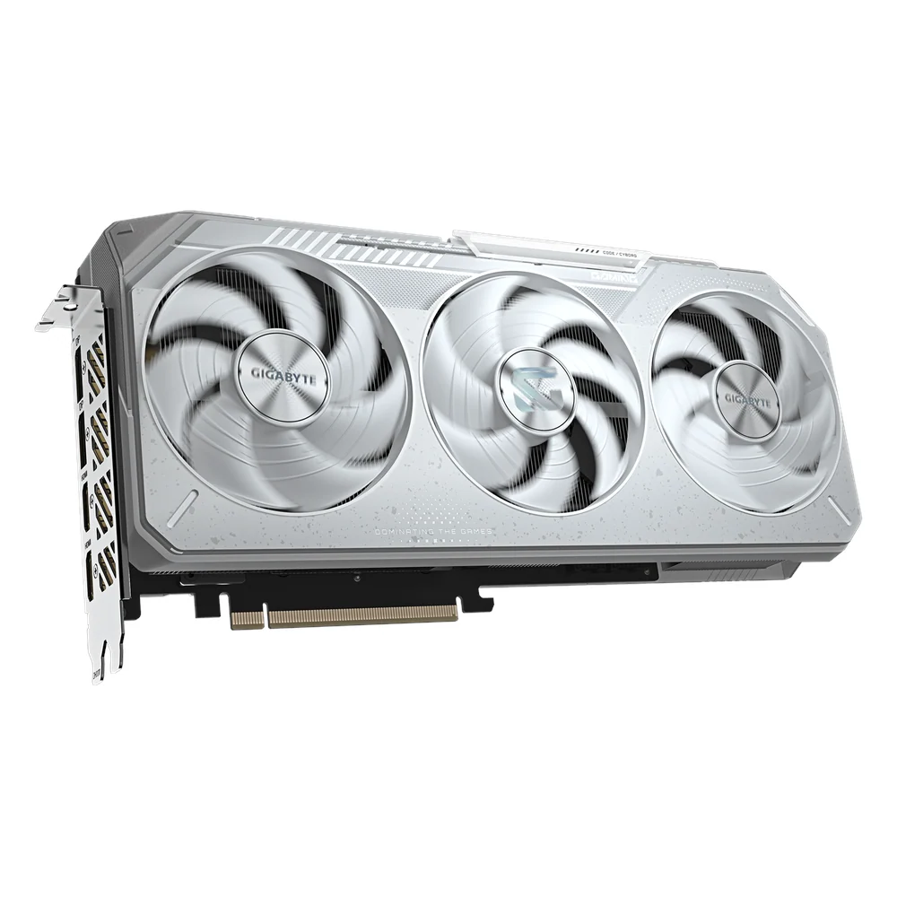 Gigabyte Radeon RX 9070 XT Gaming OC Ice Graphics Card (GV-R907XGAMING-OC-ICE), product view 2