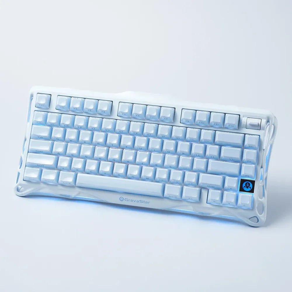 GravaStar Mercury K1 75% Tri-Mode Wireless Mechanical Gaming Keyboard (GS-K1-BLU), product view 2