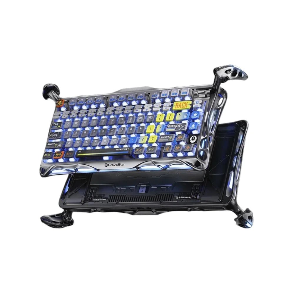 GravaStar Mercury K1 Pro 75% Wireless Mechanical Keyboard (GS-K1-PRO-S-CGRY), product view 5