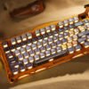 GravaStar Mercury K1 Pro 75% Tri-Mode Wireless Mechanical Gaming Keyboard (GS-K1-PRO-YLW), product view 4
