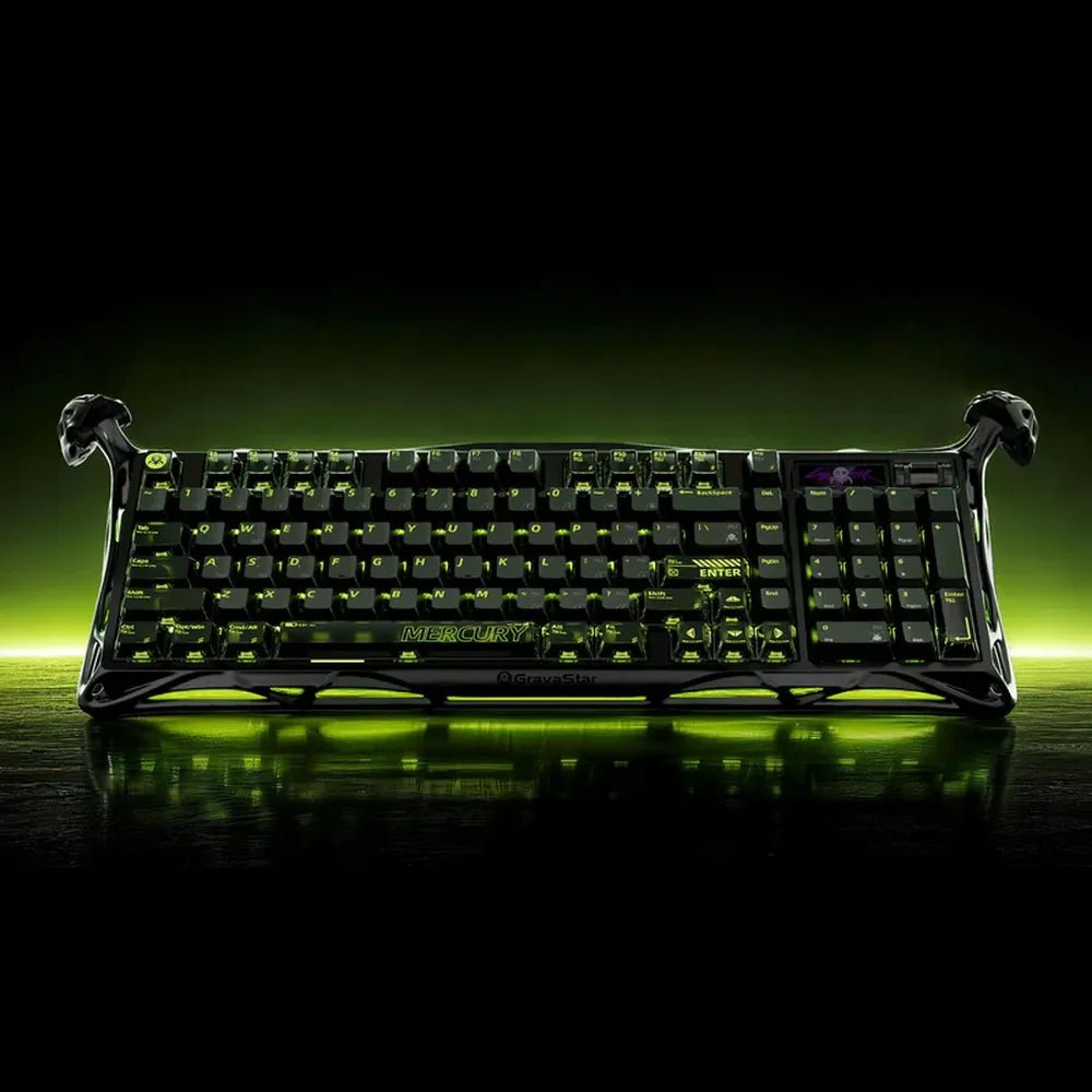 GravaStar Mercury K98 Pro 98% Tri-Mode Wireless Mechanical Gaming Keyboard (GS-K98-PRO-GM), product view 1