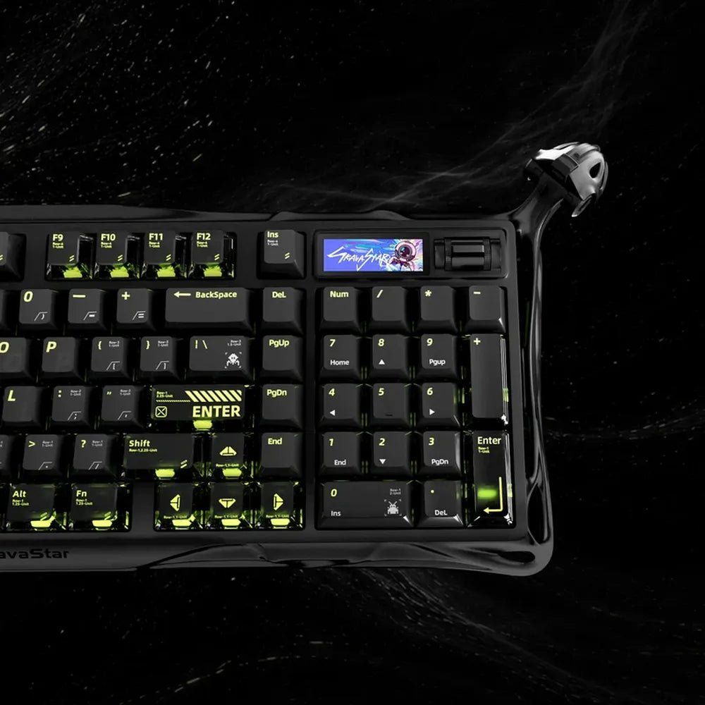 GravaStar Mercury K98 Pro 98% Tri-Mode Wireless Mechanical Gaming Keyboard (GS-K98-PRO-GM), product view 3