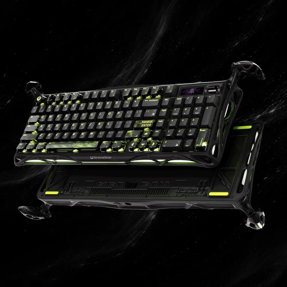 GravaStar Mercury K98 Pro 98% Tri-Mode Wireless Mechanical Gaming Keyboard (GS-K98-PRO-GM), product view 6