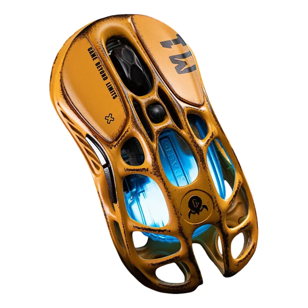 GravaStar Mercury M1 Pro Wireless Gaming Mouse (GS-M1-PRO-YLW), product view 2