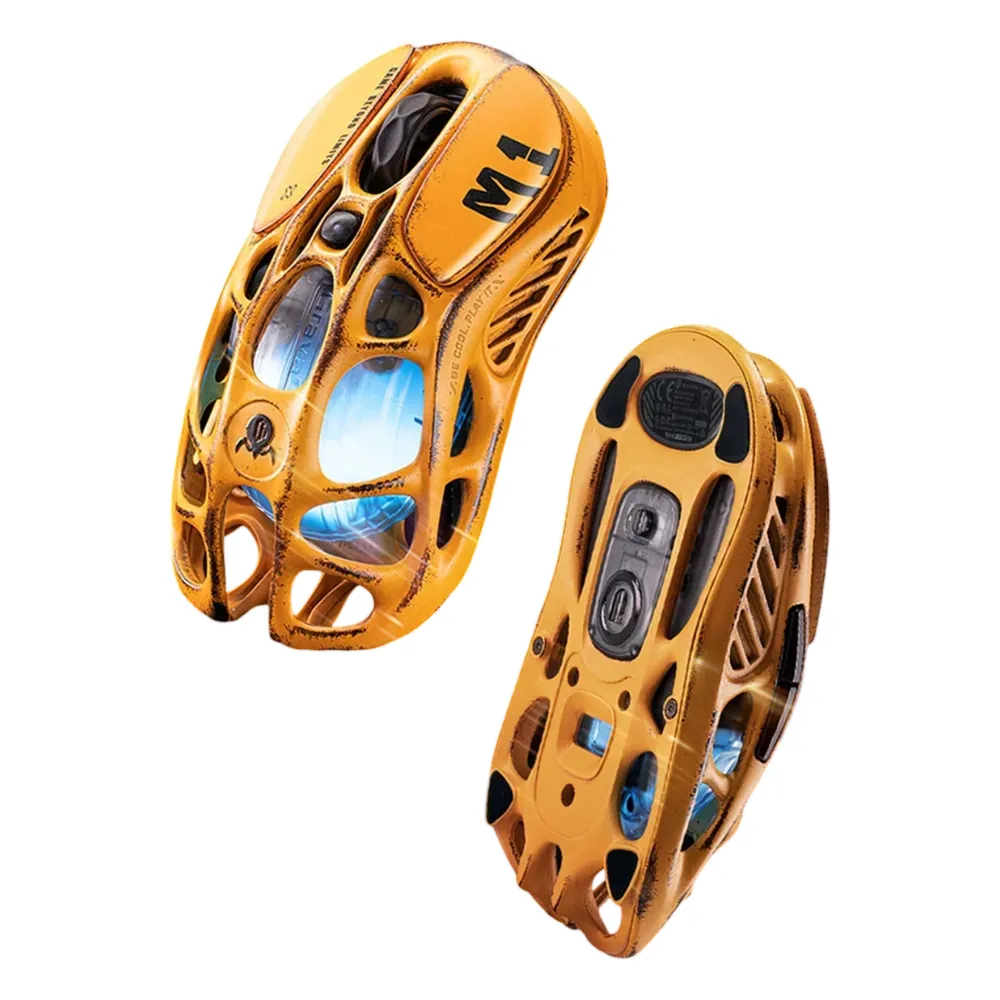 GravaStar Mercury M1 Pro Wireless Gaming Mouse (GS-M1-PRO-YLW), product view 3
