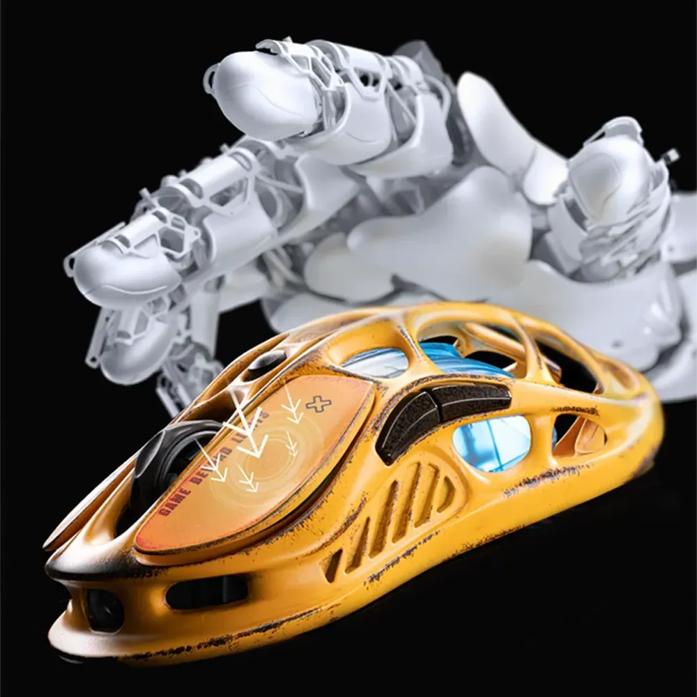 GravaStar Mercury M1 Pro Wireless Gaming Mouse (GS-M1-PRO-YLW), product view 4