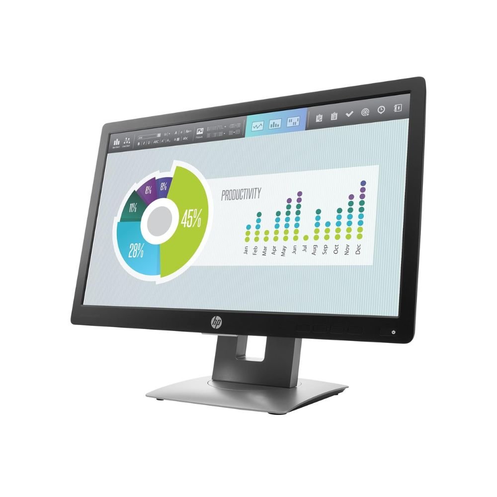 HP EliteDisplay E202 20-Inch HD+ IPS LED Monitor, 1600×900, Anti-Glare, USB Hub, HDMI & DisplayPort, - product view HP EliteDisplay E202 20-Inch HD+ IPS LED Monitor, 1600×900, Anti-Glare, USB Hub, HDMI & DisplayPort, - product view
