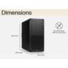 HP Z2 G9 Tower Workstation PC (8T2A6EA), product view 5