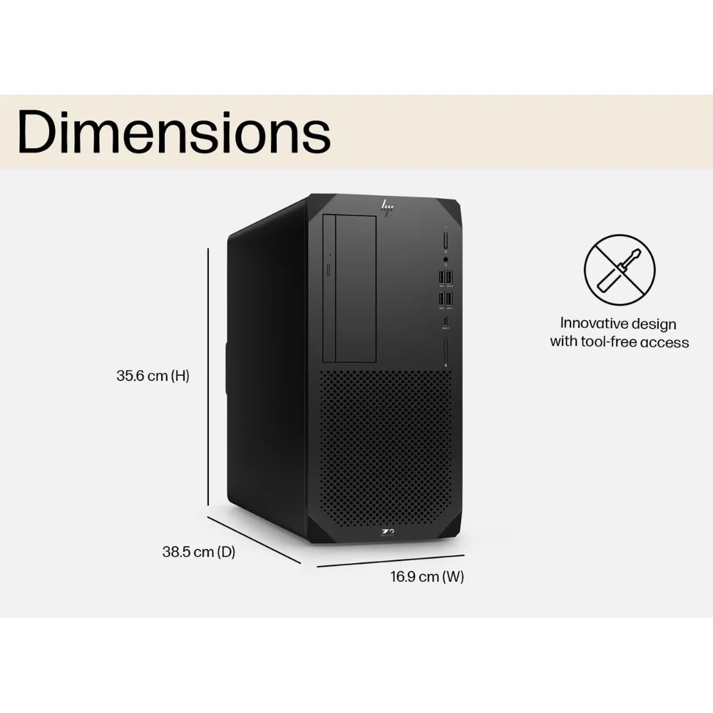 HP Z2 G9 Tower Workstation PC (8T2A6EA), product view 5