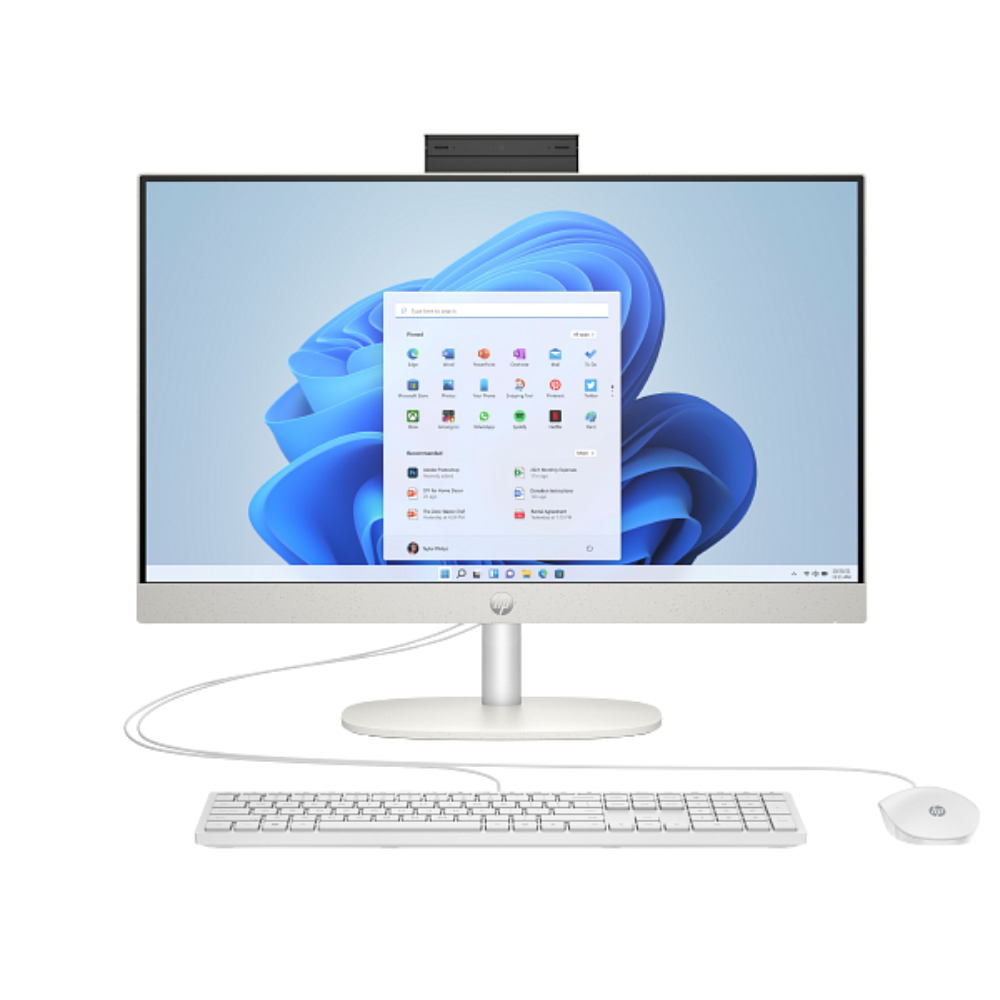 HP 24-cr0307nh All-in-One Desktop – Intel Core i5-1334U | 8GB RAM | 512GB SSD | 23.8" FHD IPS Display | Wi-Fi 6 | Shell White | FreeDOS | B73T8EA HP 24-cr0307nh All-in-One Desktop – Intel Core i5-1334U | 8GB RAM | 512GB SSD | 23.8" FHD IPS Display | Wi-Fi 6 | Shell White | FreeDOS | B73T8EA